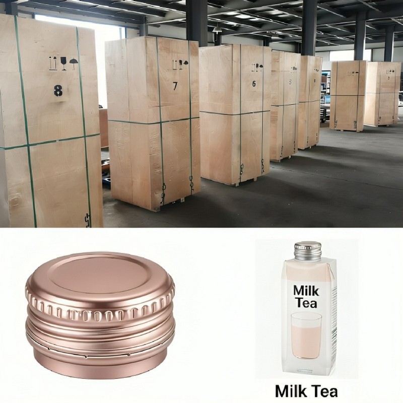 Proizvodna linija za{0}}zaščitne pokrovčke za mlečni čaj